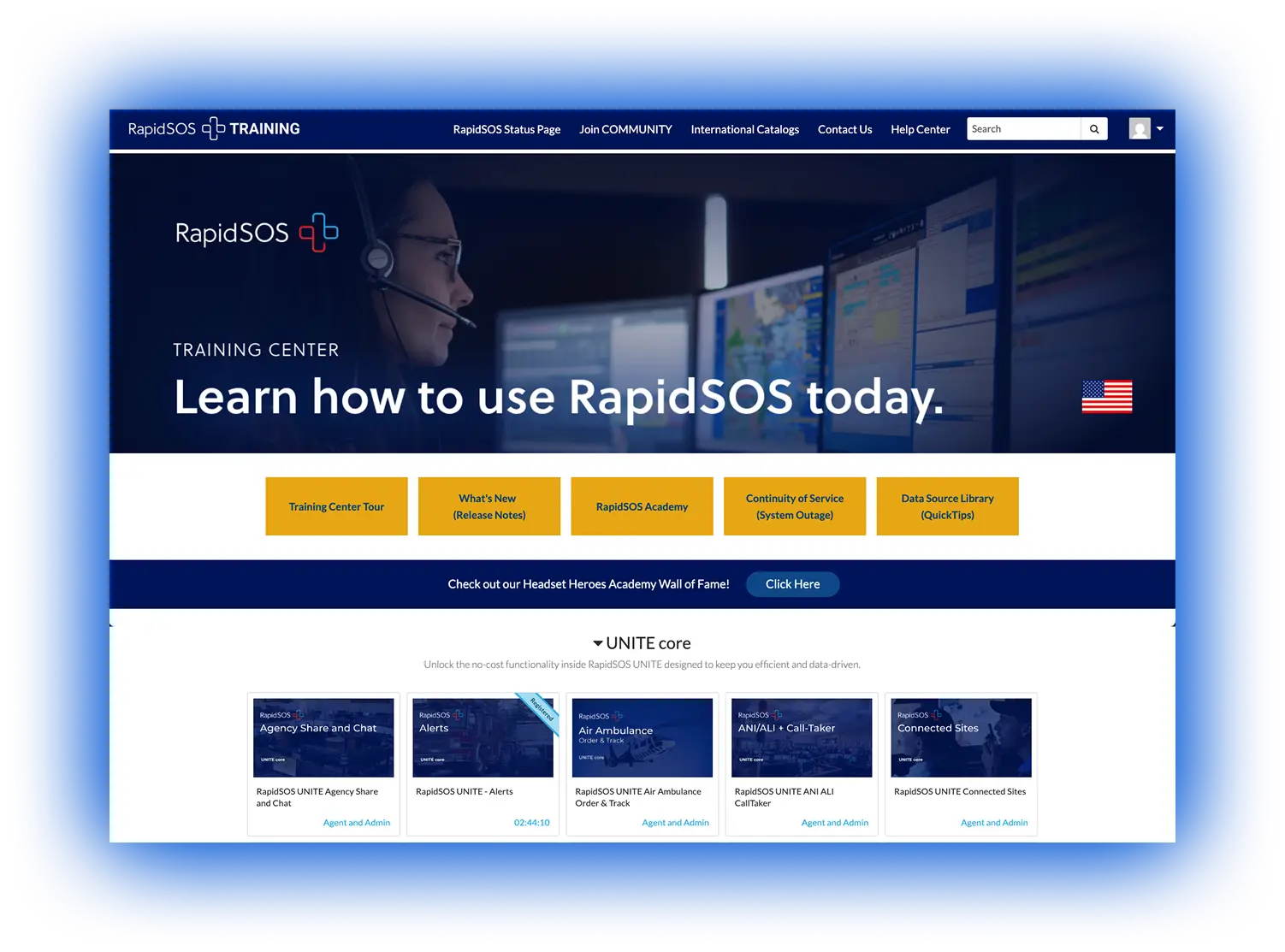 RapidSOS training center