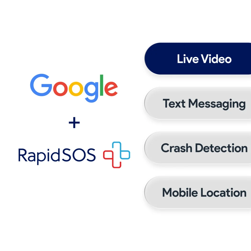 Google + RapidSOS Live Video