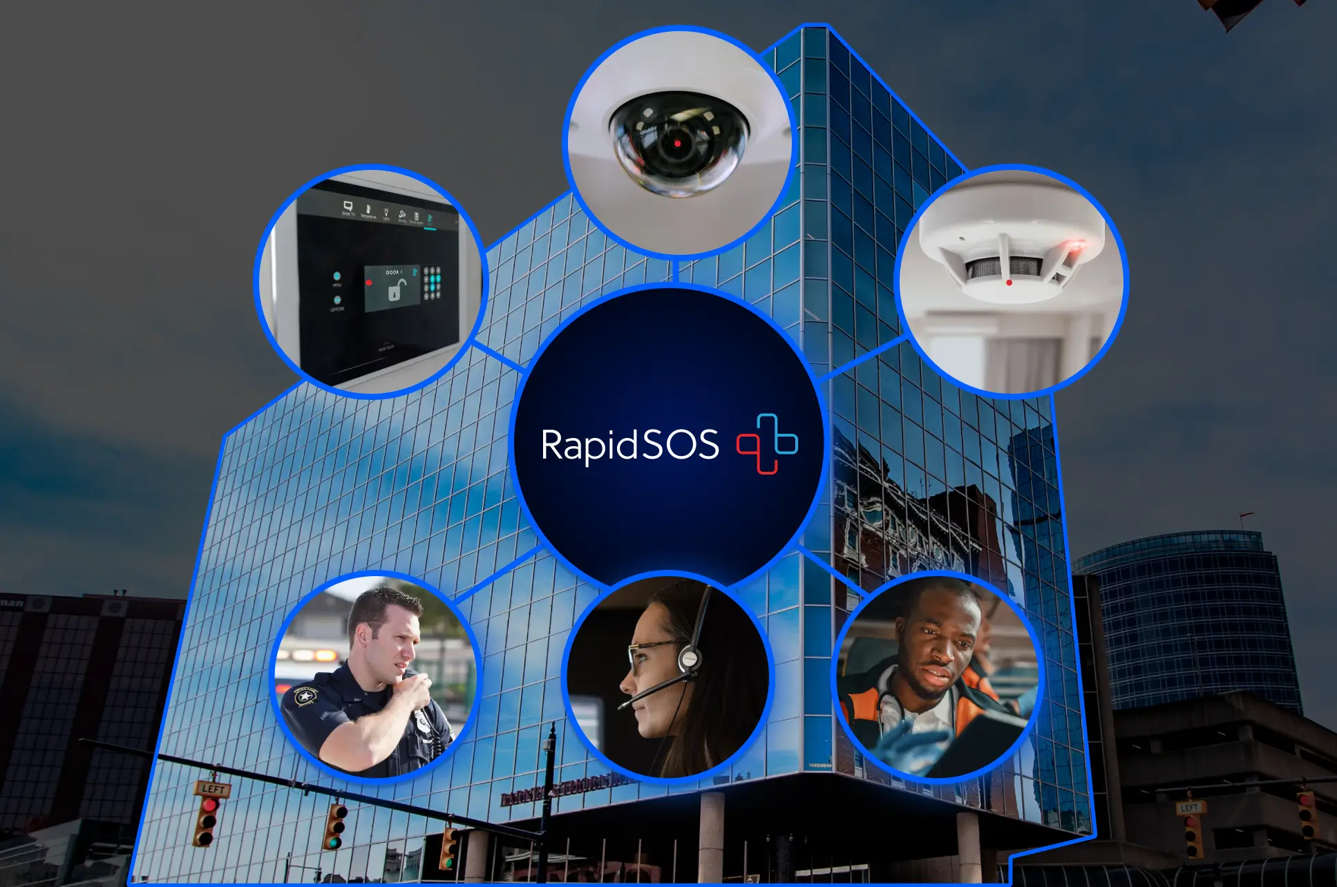 Connected Commercial Building Security | RapidSOS 911 Solution