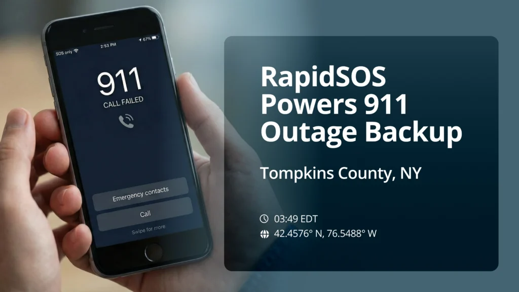 RapidSOS Powers911 Outage Backup