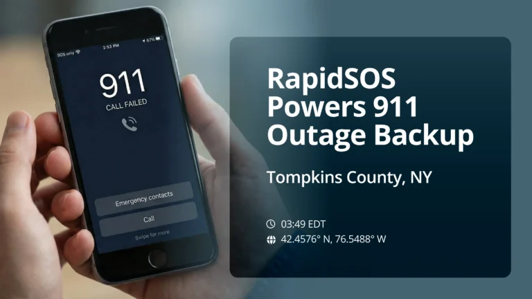 RapidSOS Powers911 Outage Backup