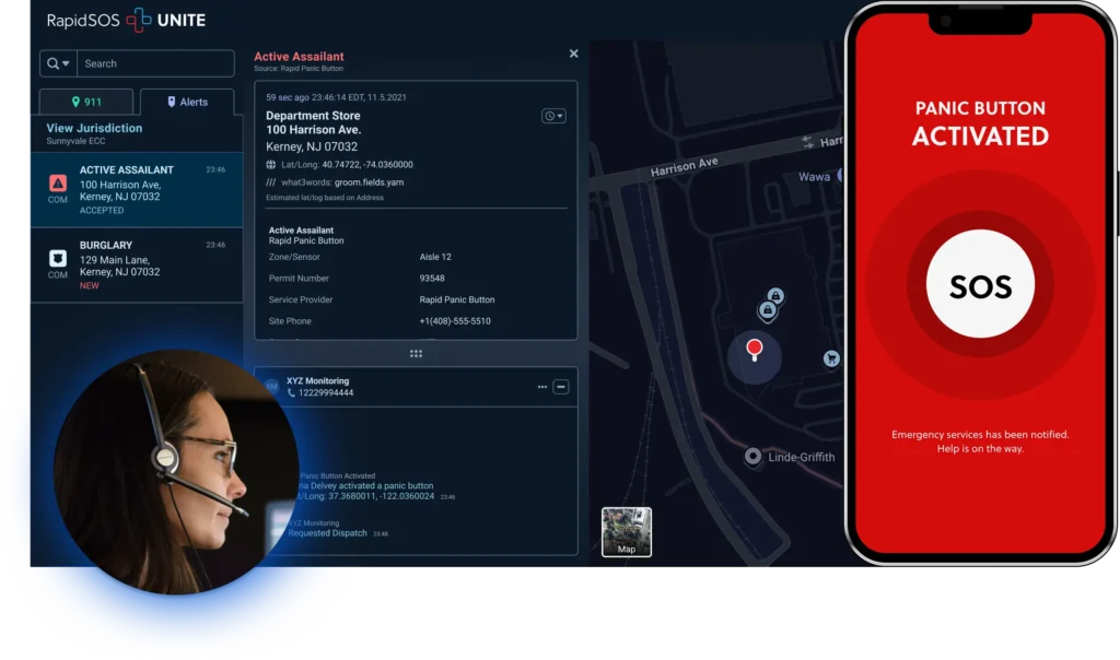 Retail Store Panic Button Activated